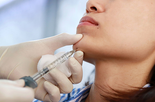 Chin Augmentation Filler treatment in sharjah