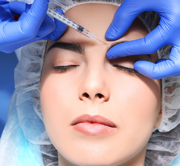 Non surgical brow lift treatment