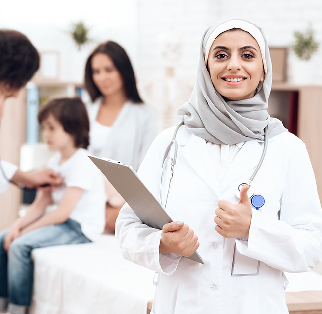 Pediatric outpatient care in sharjah