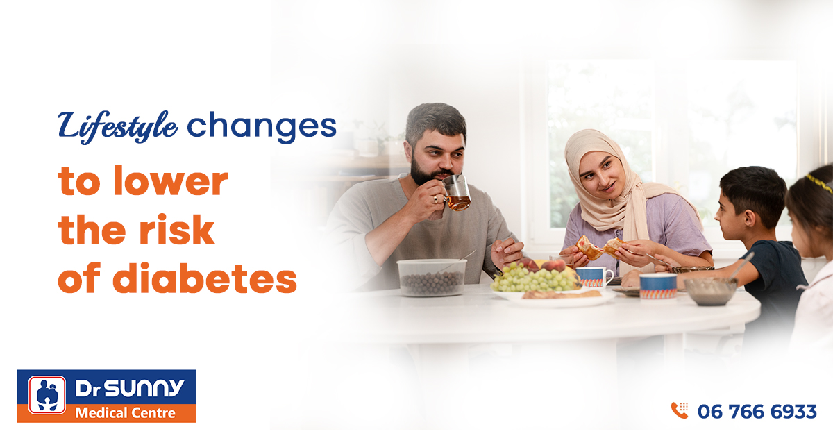 Lifestyle changes to lower the risk of diabetes