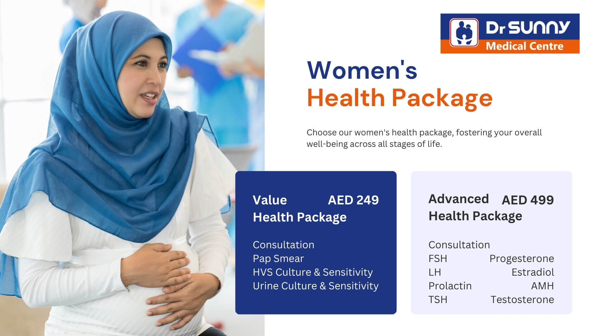 Advance Womens Health Package OB Gyne in Umm Al Quwain