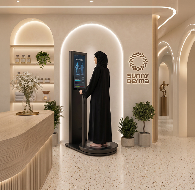 Advanced 3D Body Analysis with Visbody fat loss sharjah slimming